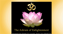 Desktop Screenshot of enlightenmentashram.com